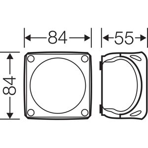 Produktbild für Abzweigdose Hensel DK 0100 G, wasserdicht IP66 für außen