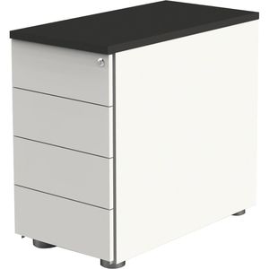 Standcontainer Kerkmann Move 3, weiß / anthrazit