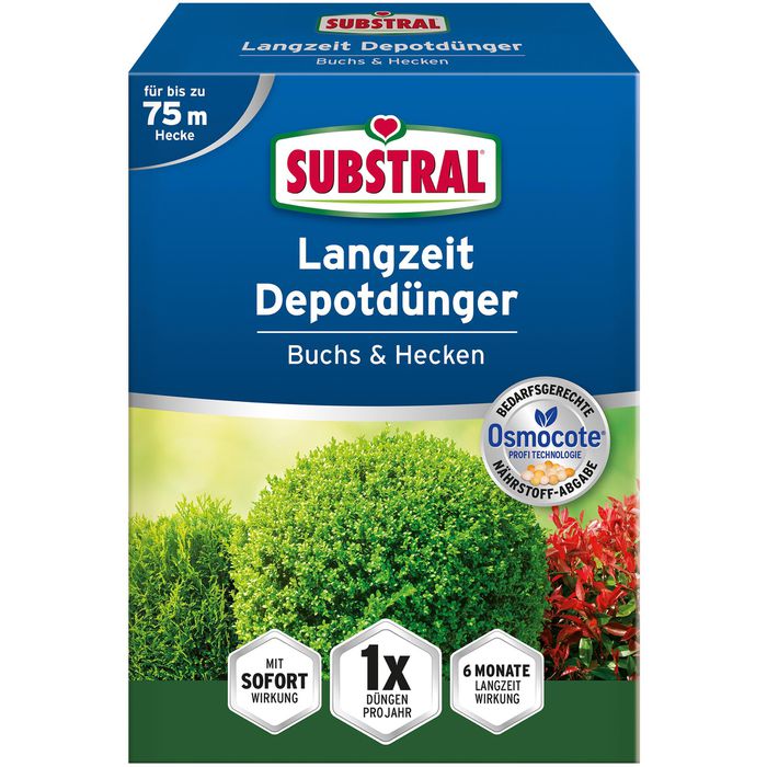 Substral Depotdnger fr Buchs & Hecken, Langzeitwirkung bis 180 Tage, 1,5  kg  Bttcher AG