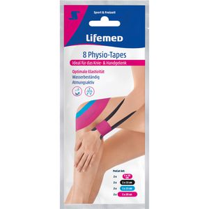 Produktbild für Kinesio-Tape Lifemed Knie- &amp; Handgelenk, 8 Stück