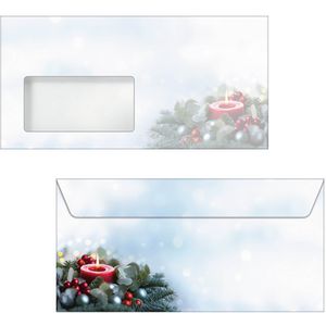 Produktbild für Weihnachtsumschläge Sigel DU640, DIN lang