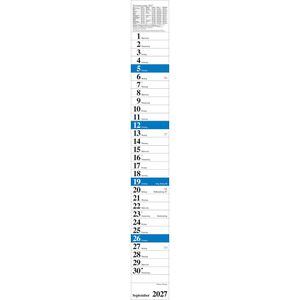 Produktbild für Streifenkalender Korsch 258027, Praktika Blau XXL