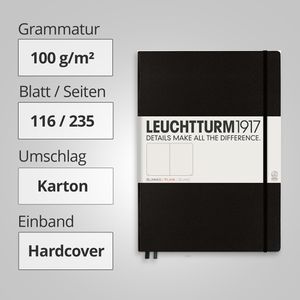 Produktbild für Notizbuch Leuchtturm1917 Master, Karton Hardcover