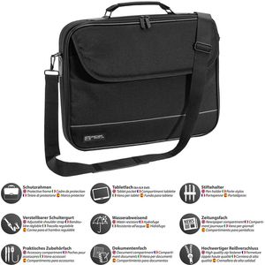 Produktbild für Laptoptasche Pedea Fair, schwarz