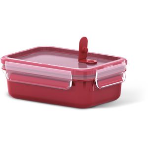 Mikrowellengeschirr Emsa Clip & Micro, rot, aus Kunststoff