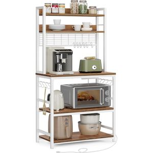 Produktbild für Küchenregal Vasagle KKS025W41EU, walnuss