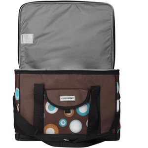 Produktbild für Kühltasche anndora TW-1886-169, XL, braun, faltbar