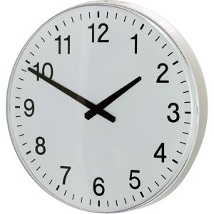 Produktbild für Wanduhr Eurotime 55403, Kunststoff, analog, Funkuhr
