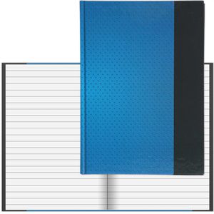 Notizbuch Böttcher-AG schwarz / blau, A5