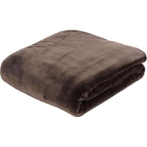Kuscheldecke Gözze Premium Cashmere Feeling, schokobraun
