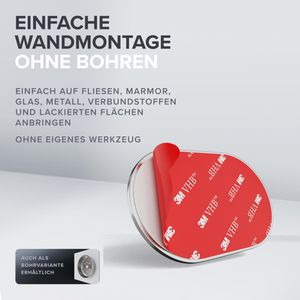 Produktbild für Kosmetikspiegel ovimar Vorupor, dimmbare Beleuchtung, silber