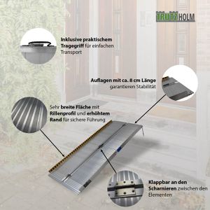 Produktbild für Auffahrrampe Trutzholm 35828, aus Aluminium, 1 Stück