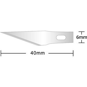 Produktbild für Skalpellklinge Hansa 41-1311.703, 40mm