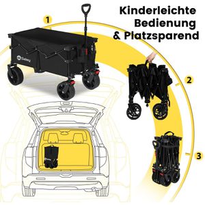 Produktbild für Bollerwagen Sekey XXL FW105, faltbar