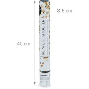 Produktbild für Konfetti Relaxdays 10020853, Party-Popper, aus Folie