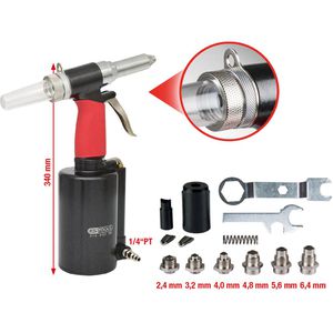 Produktbild für Blindniet-Pistole KS-Tools 515.3101, Druckluft