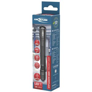 Produktbild für Taschenlampe Ansmann PL130B-Zoom, LED, mit Batterie