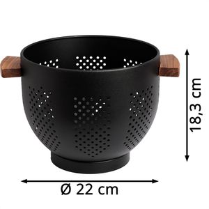 Produktbild für Seiher wenco 584623, mit 2 Griffen, aus Edelstahl