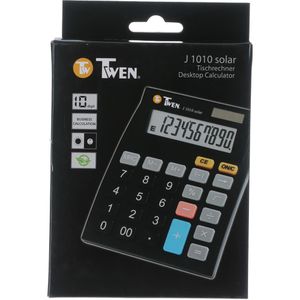 Produktbild für Taschenrechner TWEN J 1010 Solar
