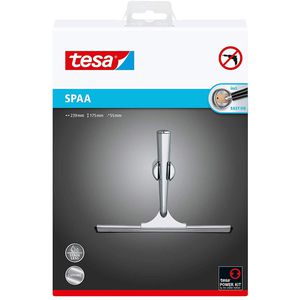 Produktbild für Duschabzieher Tesa Duschwischer Spaa, aus Metall, verchromt