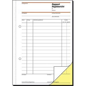 Produktbild für Rapportbuch Sigel SD027, Regiebericht, A5