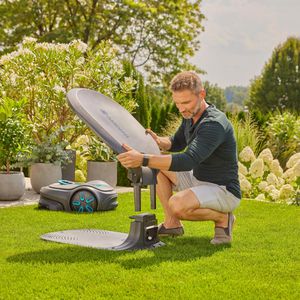 Produktbild für Mähroboter-Garage Gardena 15025-20, aus Kunststoff