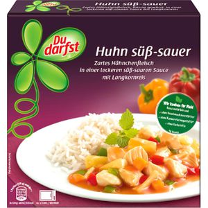 Fertiggericht Du-darfst Huhn süß-sauer