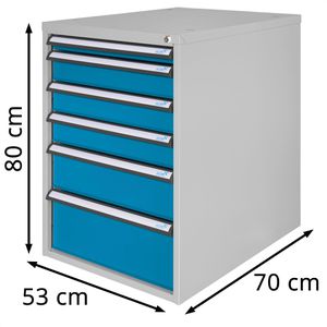 Produktbild für Schubladenschrank ADB 52516, aus Metall