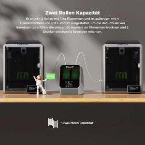 Produktbild für Filament-Trockner Creality Space Pi Plus für 2 Rollen, 45-70°C
