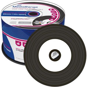 CD-Rohlinge MediaRange MR226 Vinyl, bedruckbar, CD-R