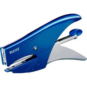 Heftzange Leitz 5547-00-33, aus Metall, blau