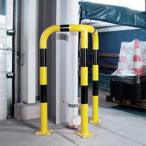 Produktbild für Rammschutzbügel Moravia aus Stahl, Innenbereich