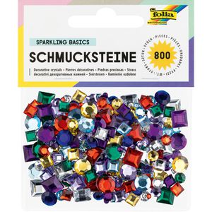 Bastelset Folia Schmucksteine Sparkling Basics
