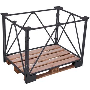 Produktbild für Palettenaufsatz VARIOfit Typ 68, pa-080.012, anthrazit, Stahl