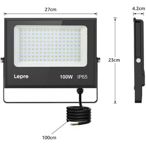 Produktbild für LED-Außenstrahler Lepro IP65 wasserdicht