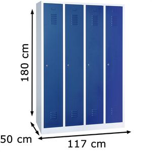 Produktbild für Spind G-Office WRC/4.18117, blau