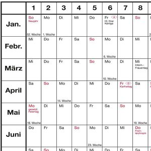 Produktbild für Plakatkalender Güss-Verlag Nr. 4, Jahr 2027