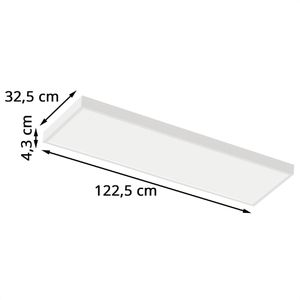 Produktbild für LED-Panel EVN APSU120125, weiß, 122,5 x 32,5 cm