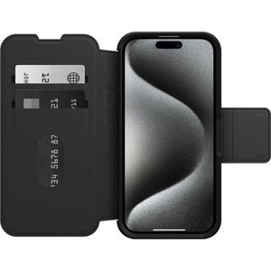 Produktbild für Handyhülle Otterbox Strada Folio, MagSafe, schwarz