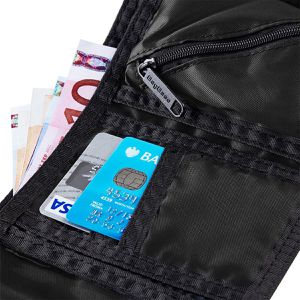 Produktbild für Portemonnaie BagBase BG40, schwaz, aus Polyester