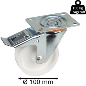 Produktbild für Schwerlastrolle Dörner+Helmer 728551, Lenkrolle