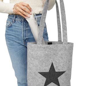Produktbild für Einkaufstasche Böttcher-AG Shopper Star Dust Go, grau