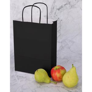 Produktbild für Papiertüten Mailmedia schwarz