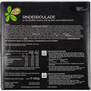 Produktbild für Fertiggericht Du-darfst Daily Delight Rinderroulade