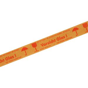 Produktbild für Packband Supra Papier, Vorsicht Glas