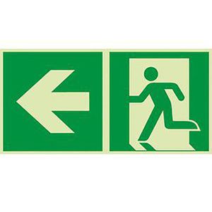 Hinweisschild Abtec ISO 7010 E001+E005 Folie