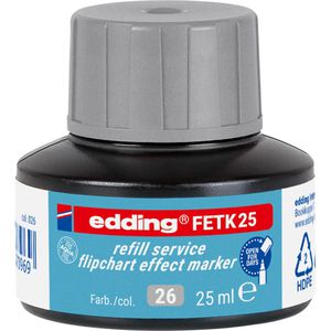Nachfülltusche Edding FETK25, silbergrau