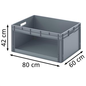 Produktbild für Eurobox AUER SK L 86/42, grau