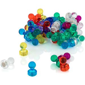 Magnete Poppstar farbig sortiert, Neodym Magnet