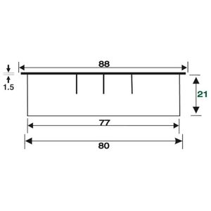 Produktbild für Kabeldurchlass Bachmann 930.303 Loop Round Ø 80 mm